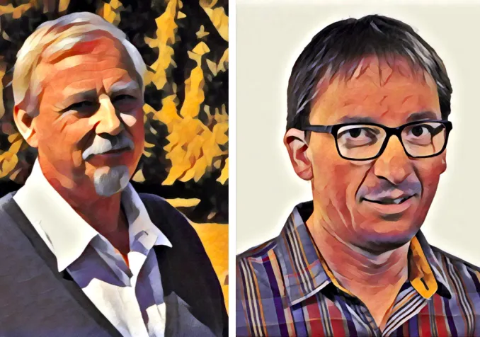 Jean-Blaise Fellay & Gilles Bourquin © Cath.ch / Réformés.ch