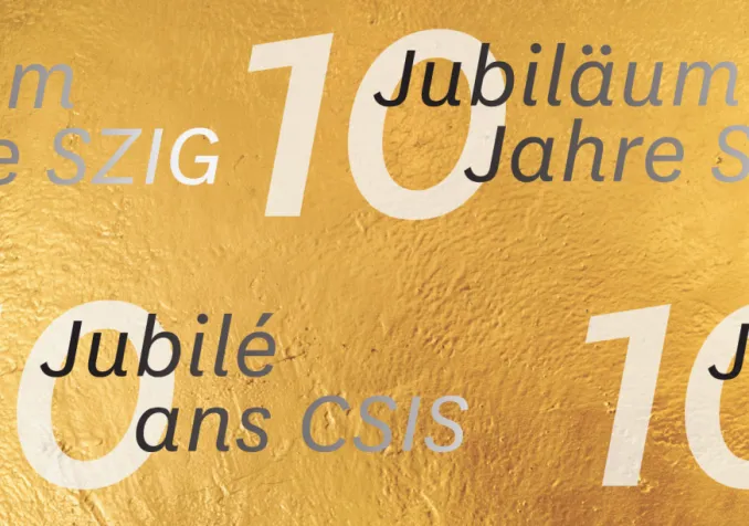 Illustration extraite du programme du Jubilé des 10 ans du CSIS ©DR