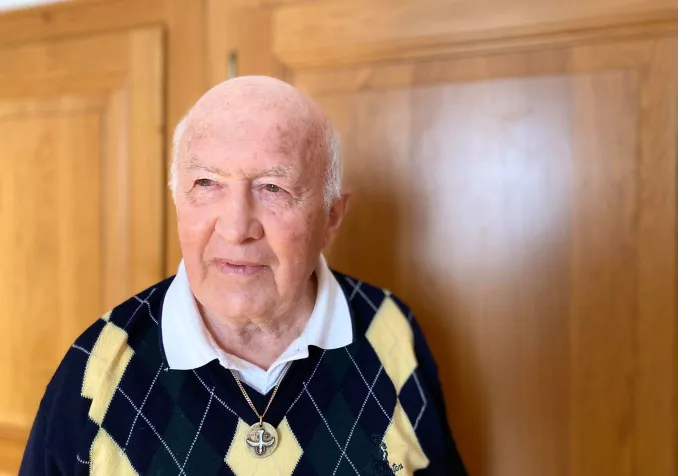 Le chanoine Michel-Ambroise Rey © Noriane Rapin / RTSreligion