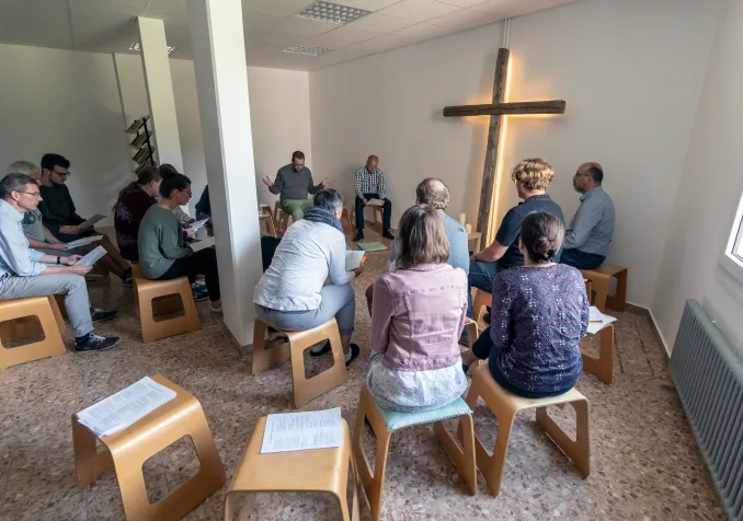 Une "respiration spirituelle" à la HET-PRO © DR