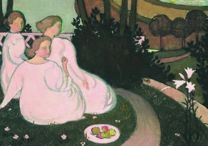 Maurice Denis, Légende de chevalerie (Trois jeunes princesses), 1893 MCBA. ©MCBA