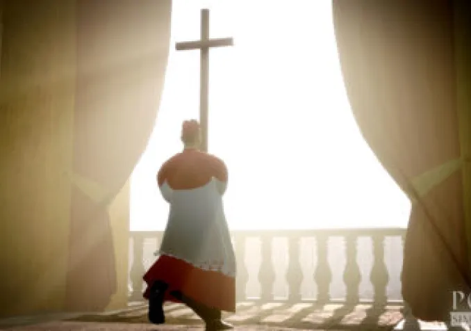 Le jeu "Pope Simulator" de Majda Games ©www.polskigamedev.pl/Majda Games