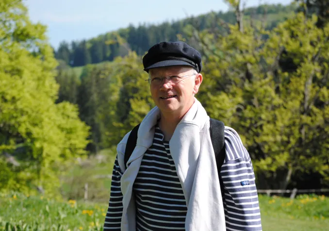 Jean-Philippe Calame, pasteur dans l'EREN depuis 40 ans, il est accompagnateur spirituel ignatien à l'Entre2, et membre de la Fraternité internationale et oecuménique du Bon Samaritain © DR