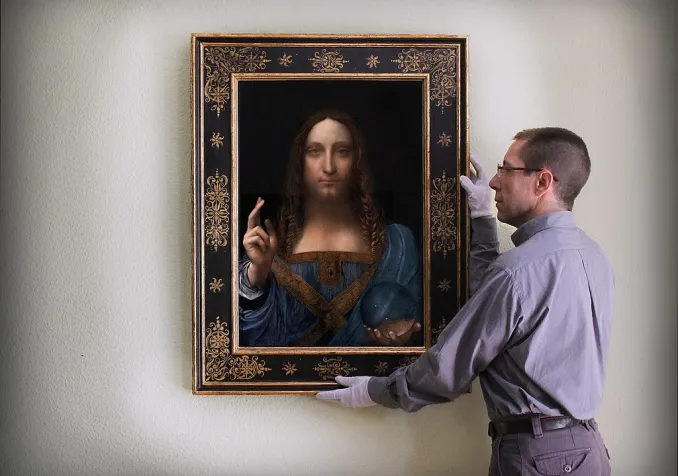 Le tableau Salvator Mundi par Léonard de Vinci @Wikimedia Commons (CC BY-SA 4.0 / MGRANAI)