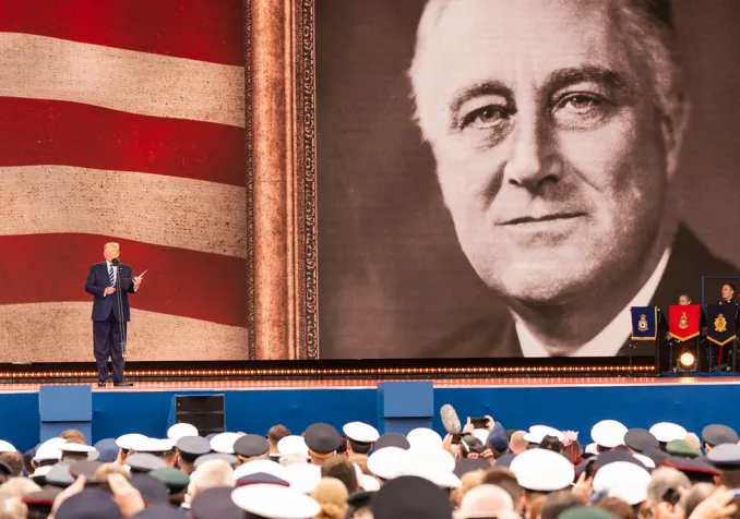 Trump reprend la prière de Roosevelt à l'occasion du 75ème anniversaire du Débarquement ©Flikr / Shealah Craighead
