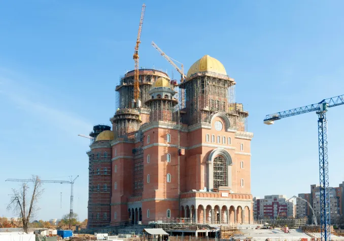 Le chantier de la cathédrale en novembre 2018. Mihail/CC(by-sa)