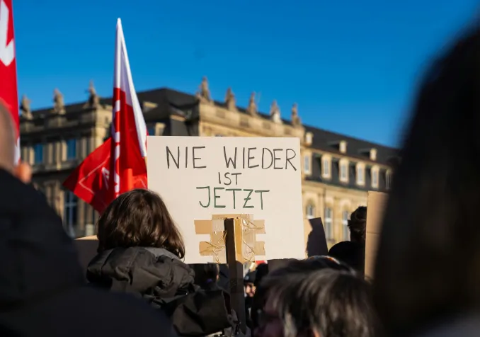 Manifestation en Allemagne, janvier 2024 ©Pexels / Dominik Türk