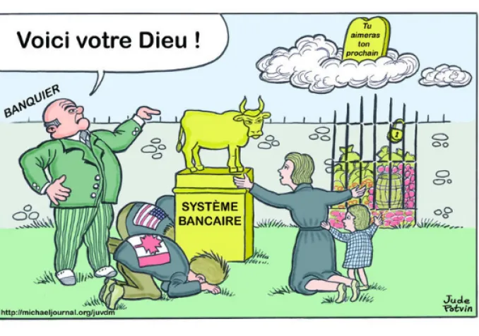 Précarité dans le monde du travail Le Marché divinisé