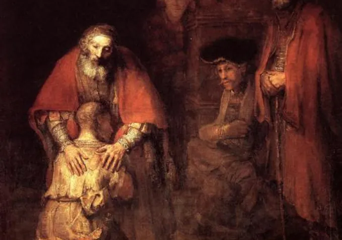 Le retour du fils prodigue - Rembrandt 1688