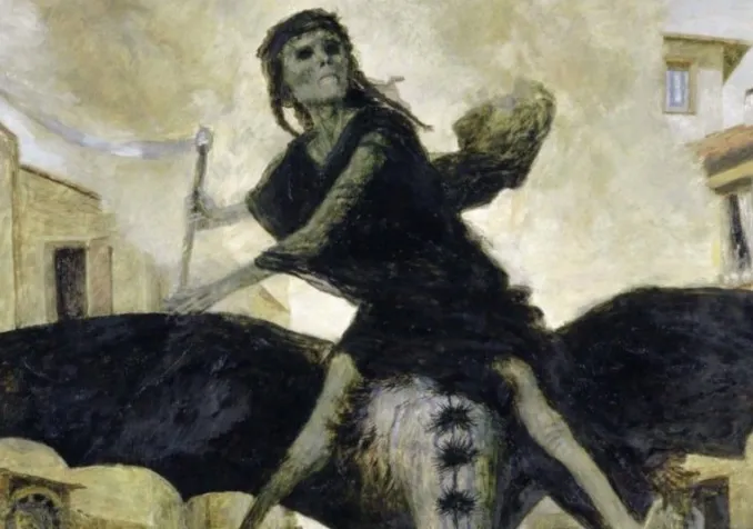 Arnold Böcklin – La Peste – 1898