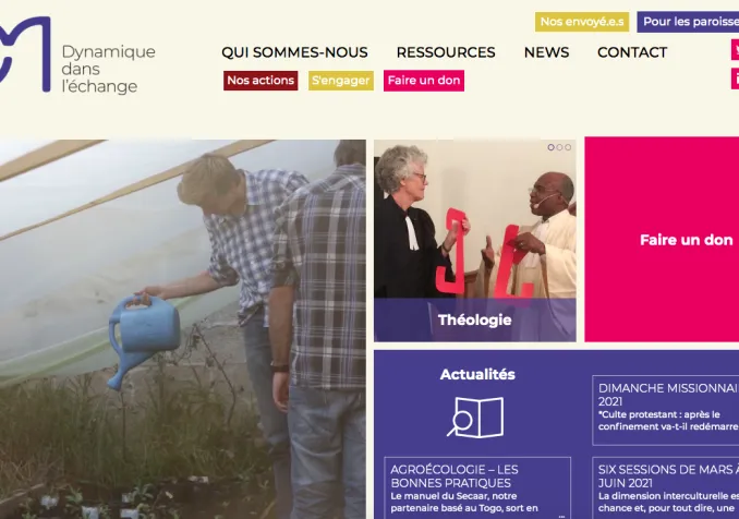 © DR Nouveau site de DM dès le 01.01. 2021