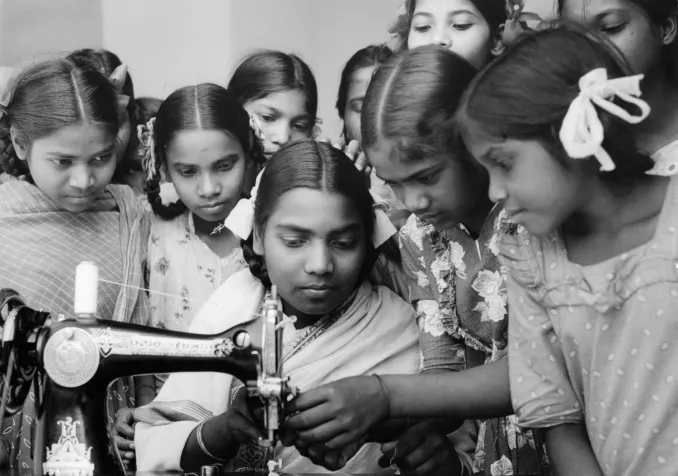 L’EPER lance son travail de coopération au développement dans les pays du Sud en 1958, en Inde. © EPER