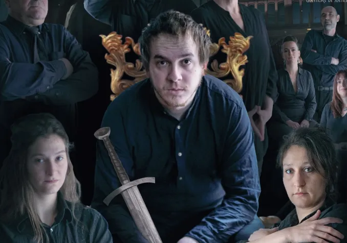 Extrait de l'affiche du spectacle «Cri! Le jugement de Salomon» ©DR