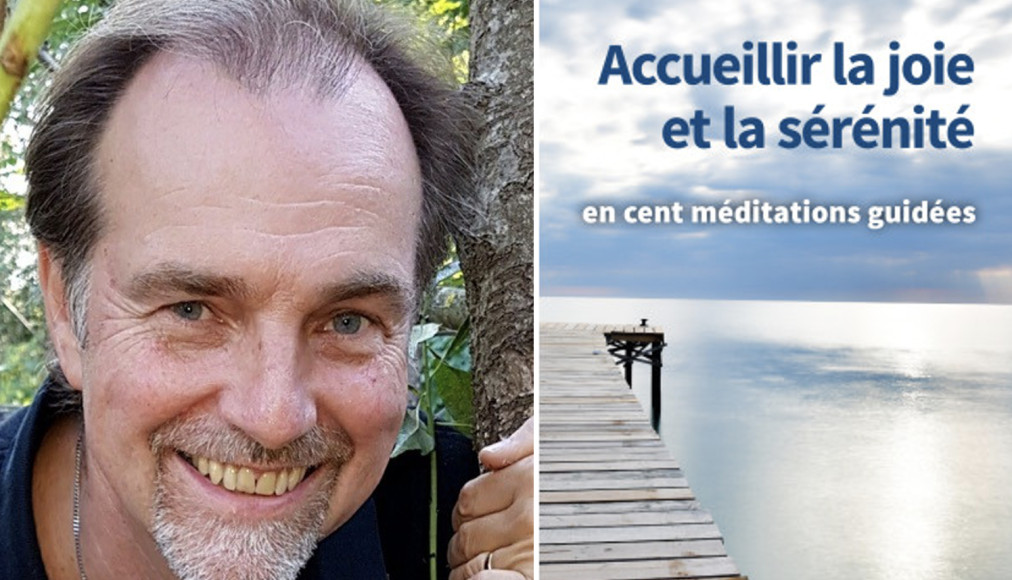 Thierry Lenoir avec son livre, Accueillir la joie et la sérénité Thierry Lenoir avec son livre, Accueillir la joie et la sérénité / ©DR