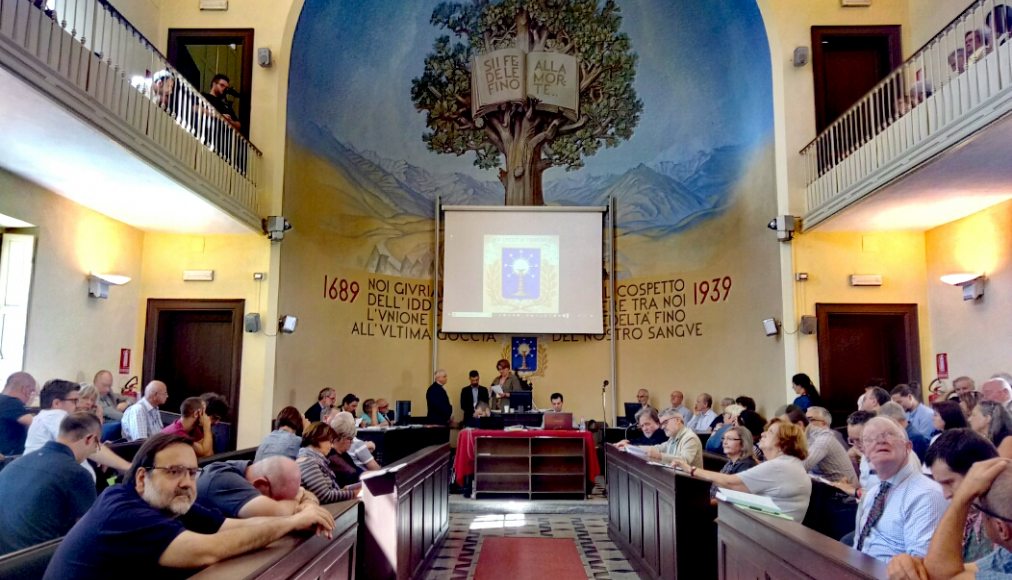 Rencontre du synode de la Table vaudoise et des méthodistes à Torre Pellice dans le Piémont Rencontre du synode de la Table vaudoise et des méthodistes à Torre Pellice dans le Piémont / ©NEV - Notizie Evangeliche