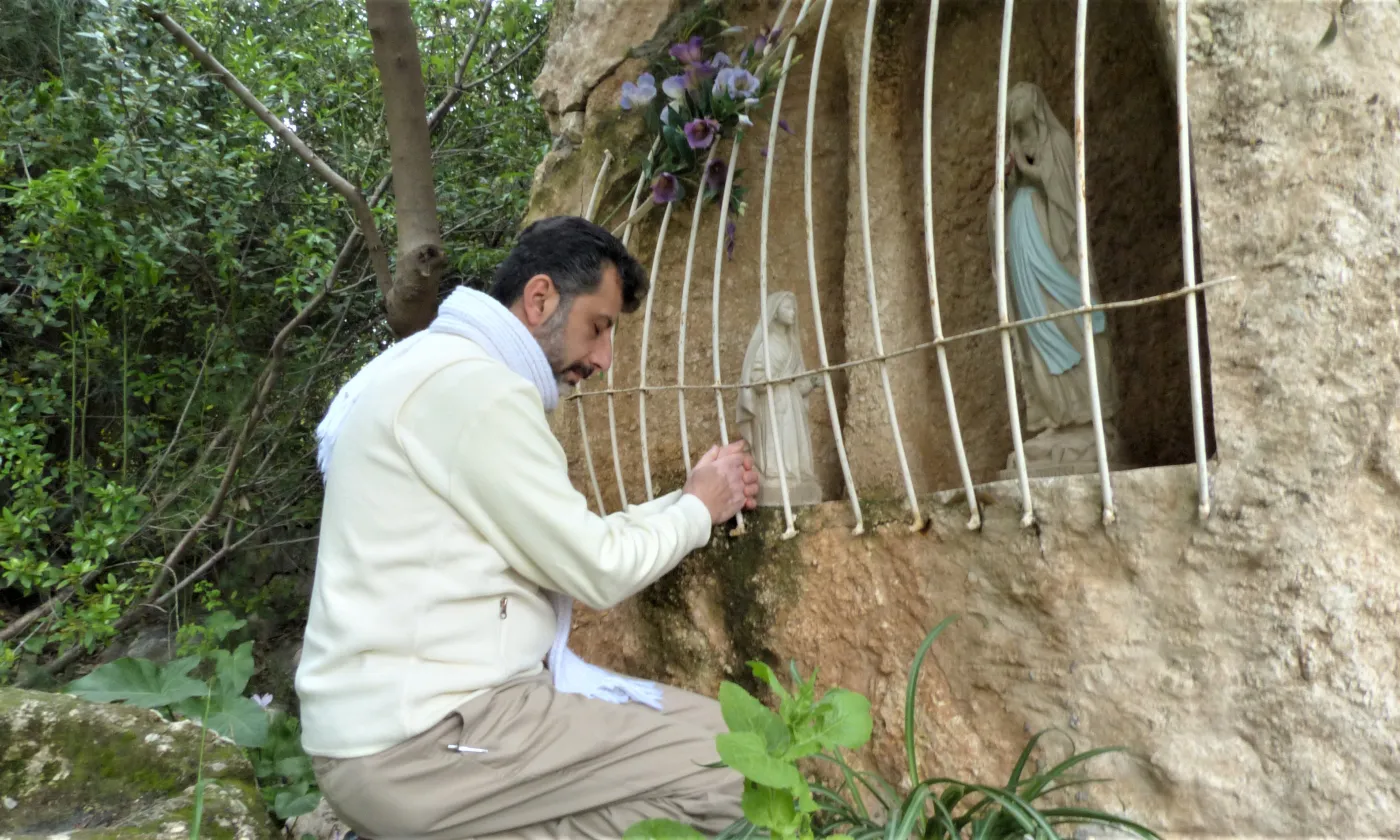 Nabil Abou Nicolas attend la mort avec impatience. «Mon esprit sera libre de contempler le Père», dit-il. © Aline Jaccottet