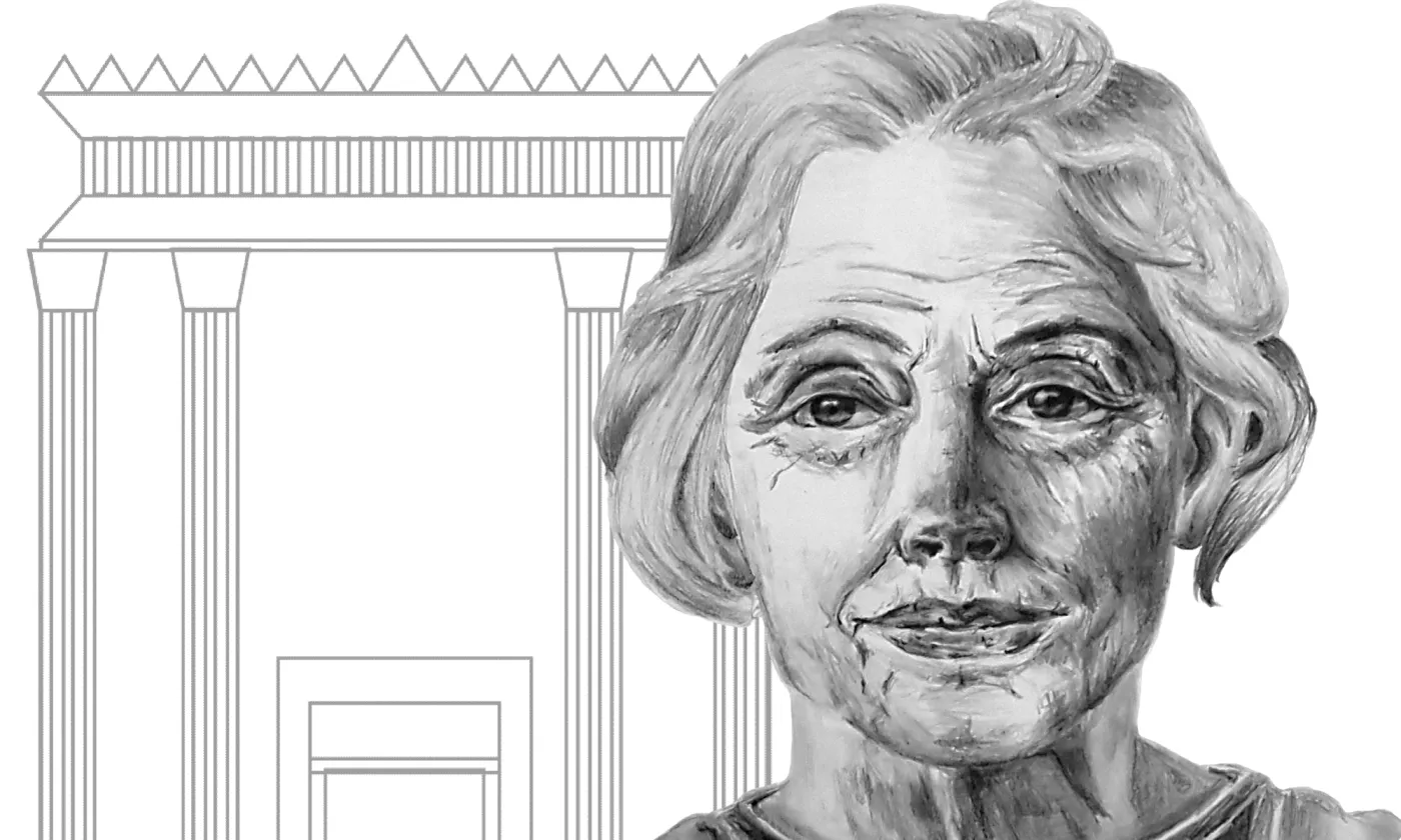 La prophétesse Anne, annonça publiquement la présence du Messie © Laura Fournier