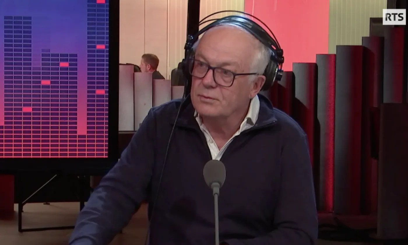 Michel Kocher présente la Chronique RTSreligion: Philippe Leuba candidat au Conseil synodal de l’Eglise protestante vaudoise ©RTS