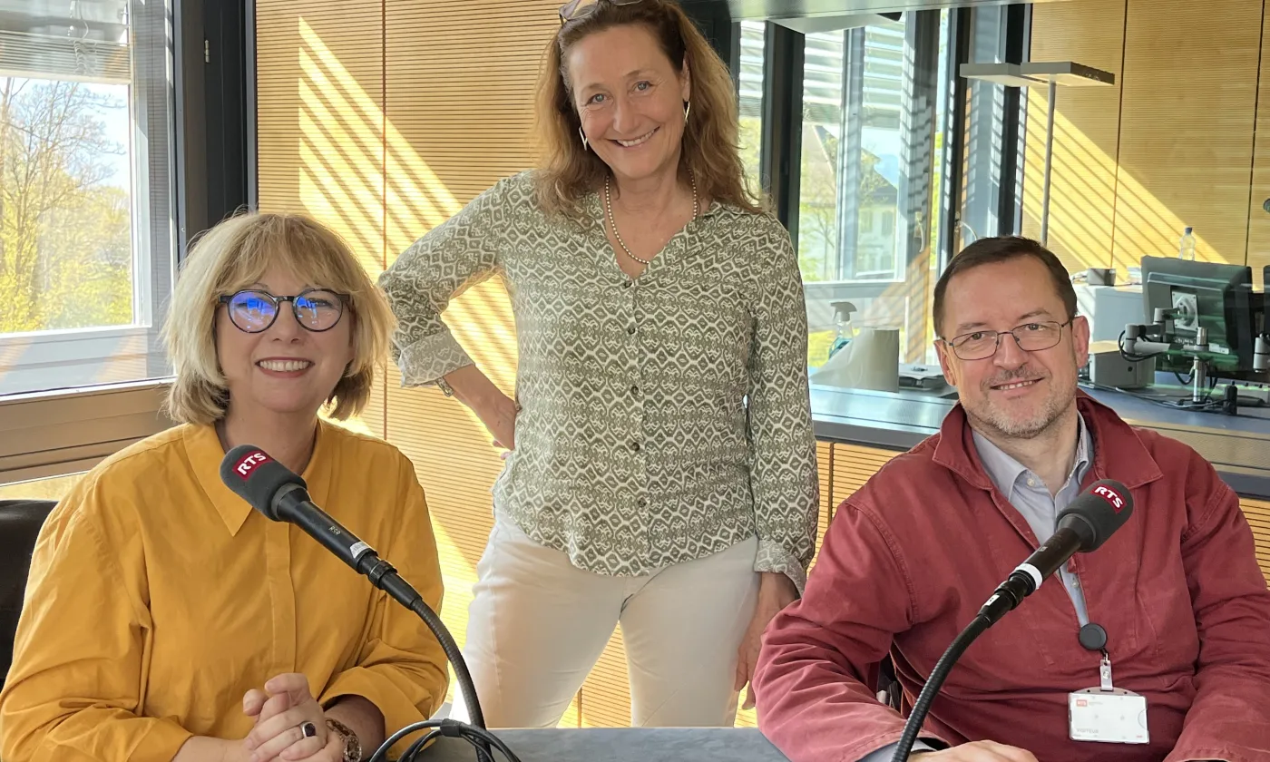Isabelle Graesslé, Carole Pirker et Emmanuel Jeger ©Gabrielle Desarzens