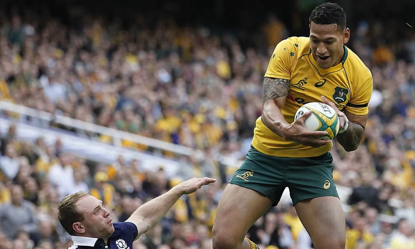 Le joueur de rugby australien Israel Folau ©Wikimedia Commons/David Molloy Photography/CC BY 2.0