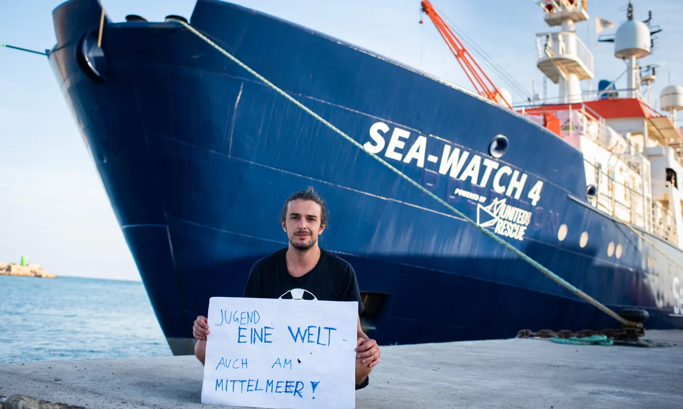 Jakob Frühmann, membre d'équipage du Sea-Watch 4