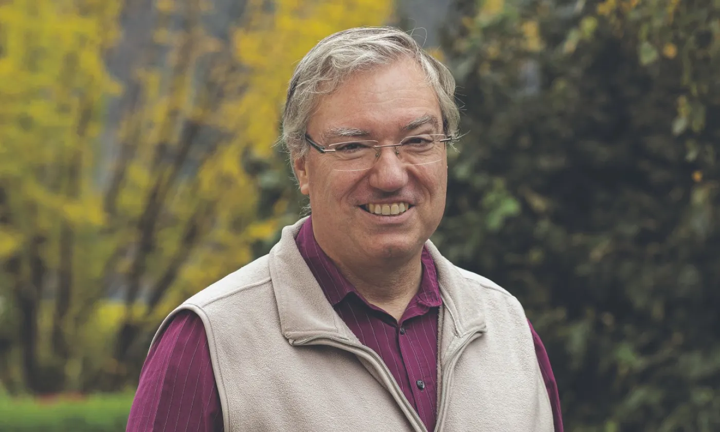 Olivier Calame, fondateur de l'agence "Samare, voyages et retraites" © Jean-Bernard Sieber / ARC Photo