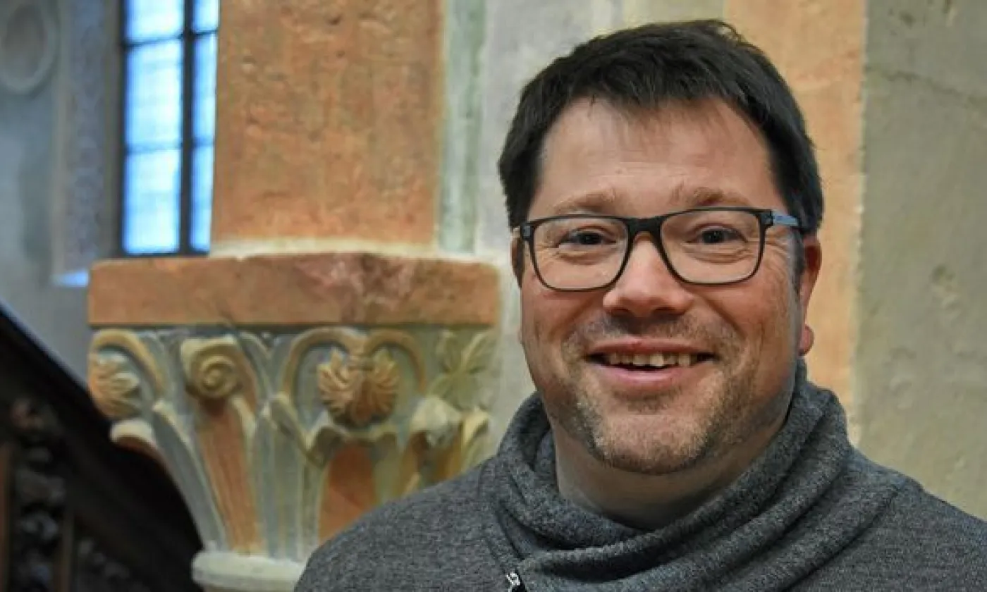 Patrick Godat, diacre à Saint-Ursanne ©Grégory Roth/RTSreligion