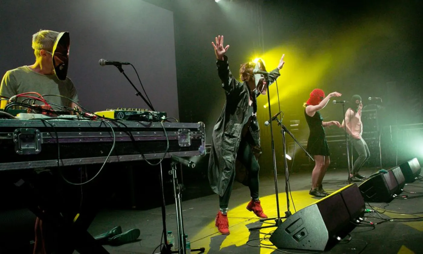 Les Pussy Riot le 26 août sur la scène du Greenbelt Festival. ©RNS/Ali Johnston/Greenbelt Festival