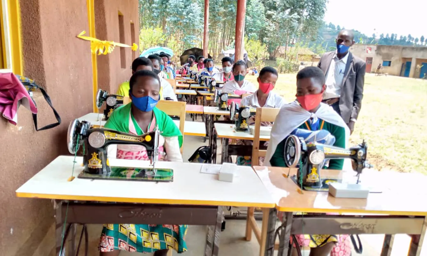 La nouvelle école de Musango qui a ouvert ses portes à 20 élèves en septembre. ©DR