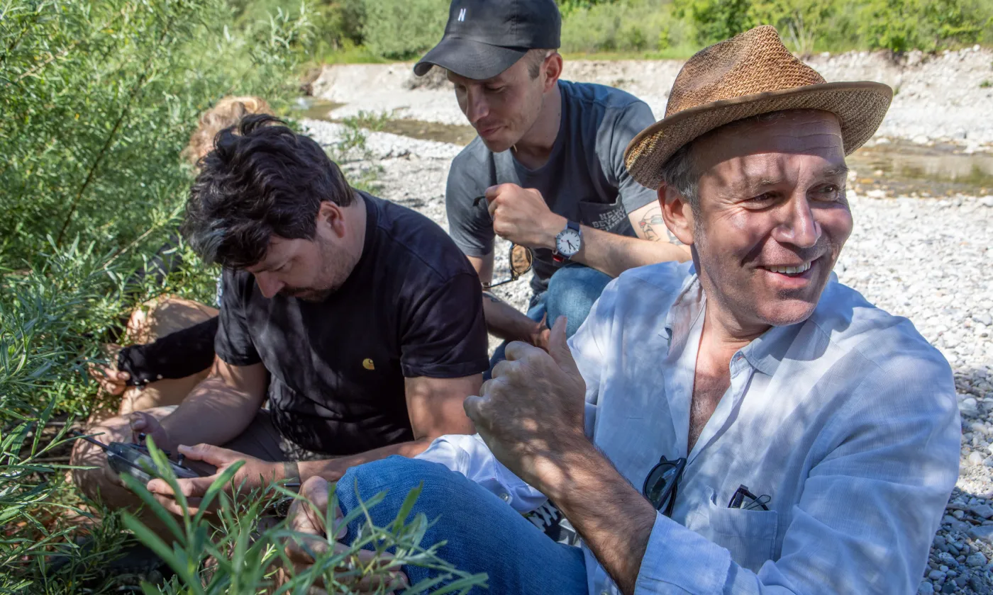 Le dessinateur Zep sur le tournage de "La vie de J.C.". © RTS Le dessinateur Zep sur le tournage de "La vie de J.C.". © RTS