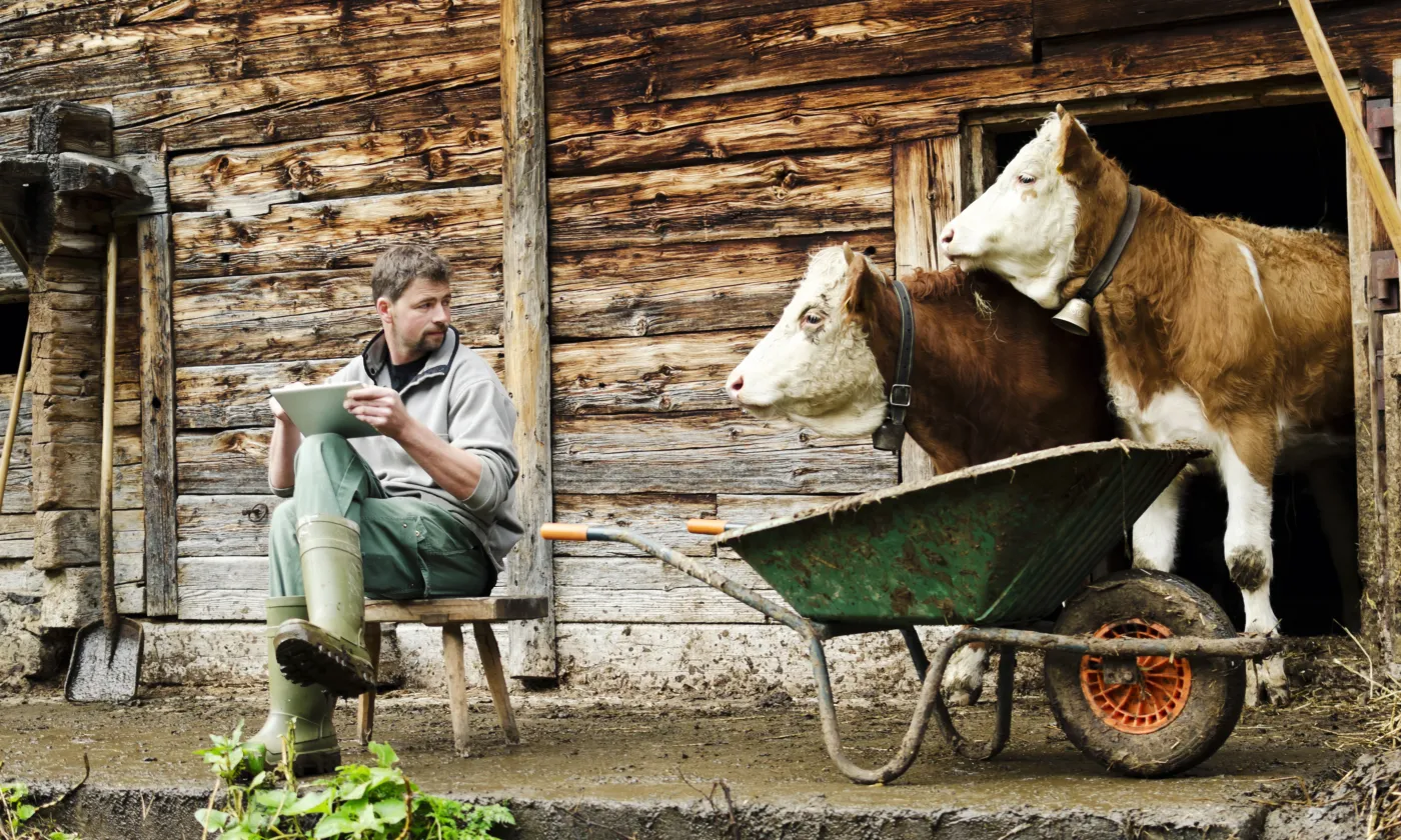 Agiculteur suisse © Istock