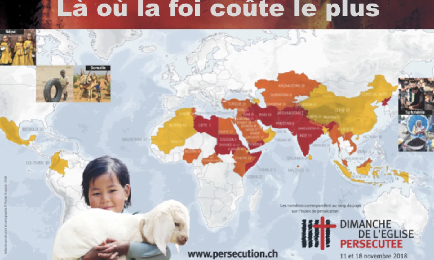 Extrait du dossier d’information et d’animation du «Dimanche de l’Église persécutée» Portes ouvertes