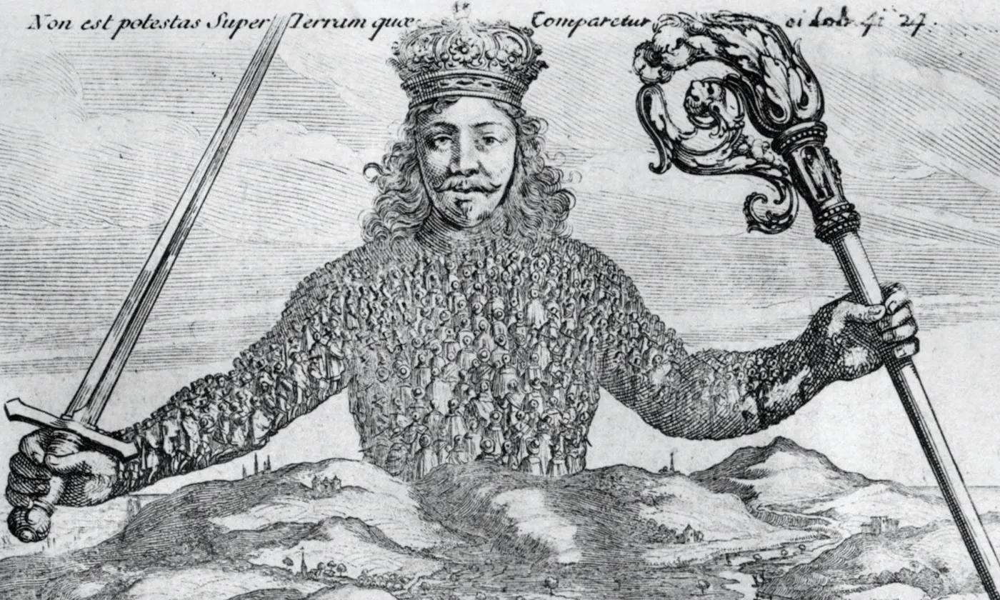 Frontispice du « Léviathan » de Hobbes