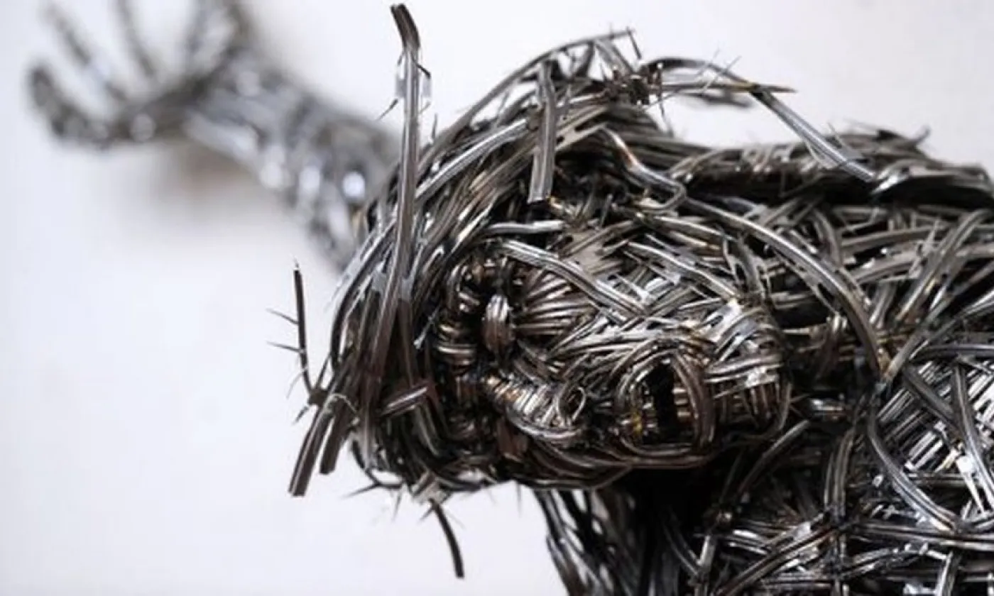 Christ en barbelés Christ en barbelés