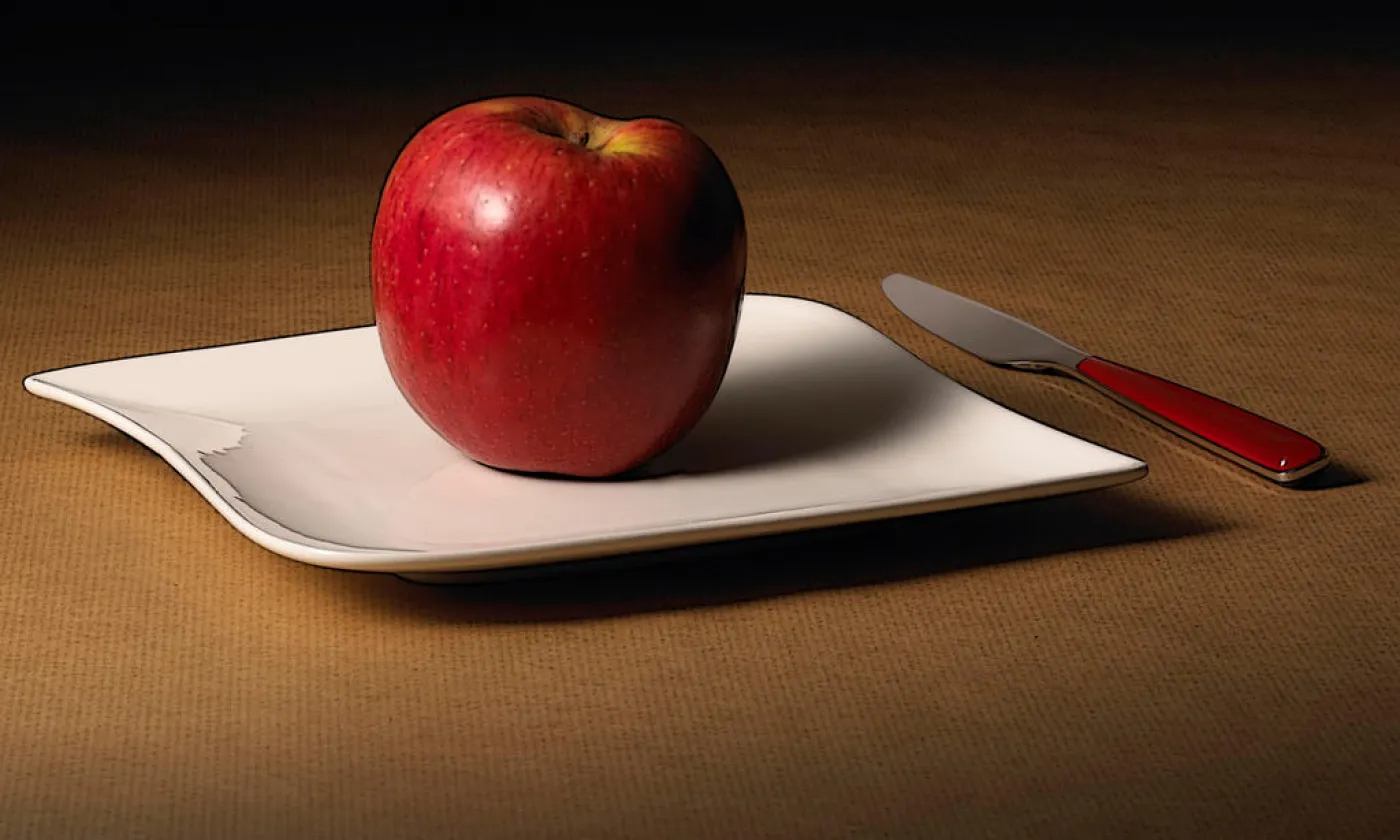 Nature morte à la pomme by Croc-blanc on DeviantArt Nature morte à la pomme by Croc-blanc on DeviantArt