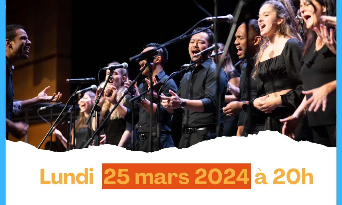 Concert Gospel "ONE STEP" (25 mars) organisé par "Des Calories pour la Vie" Flyer concert de Gospel "ONE STEP" 25 mars 2024
