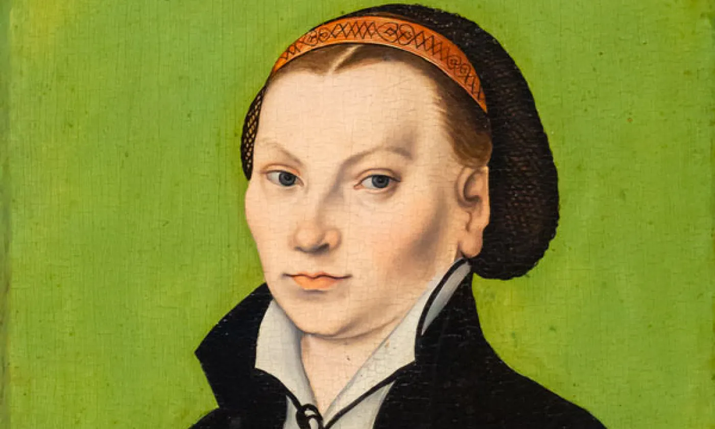 Katharina von Bora par Lucas Cranach (env. 1527), Musée national, Stockholm