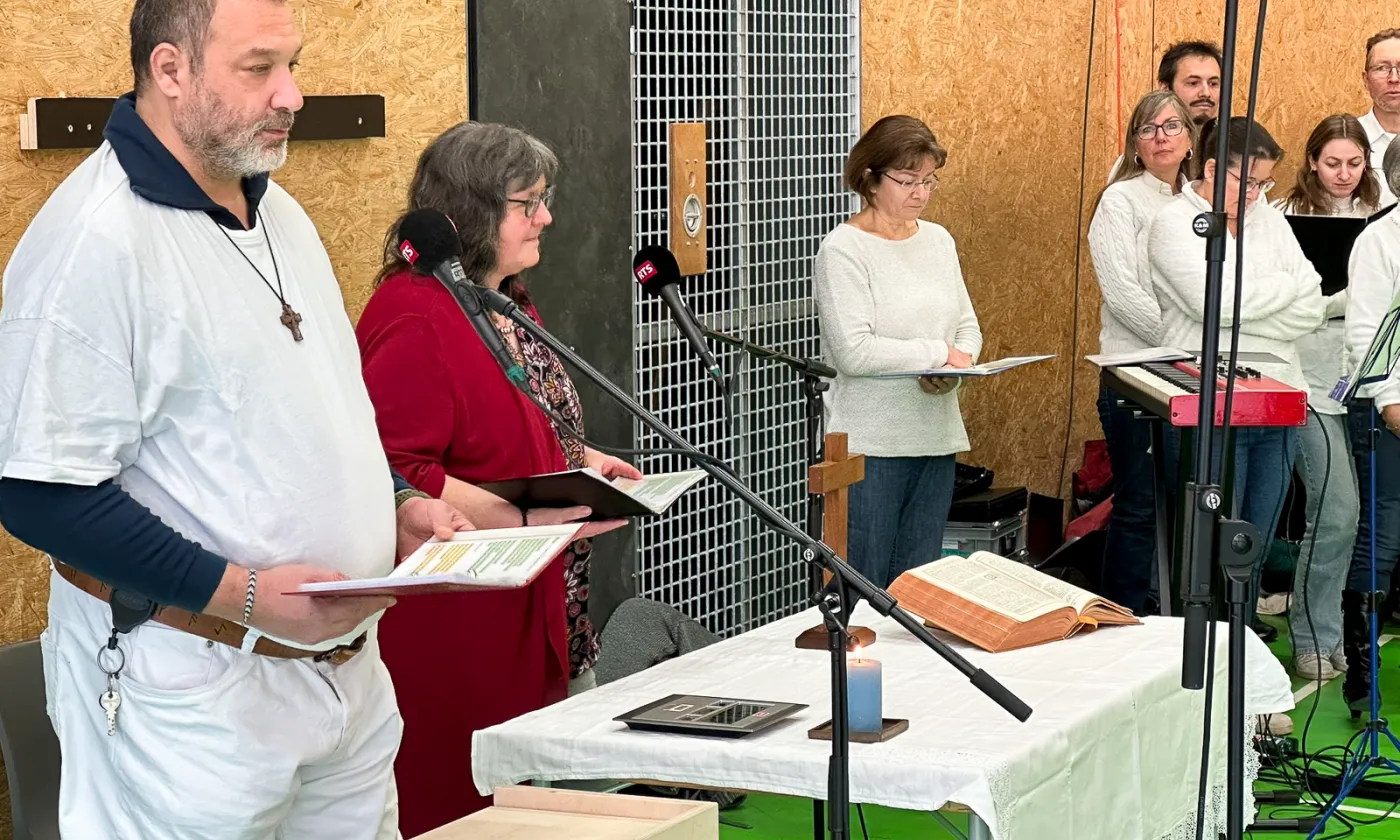 Célébration oecuménique à la prison de la Croisée à Orbe (©DR)